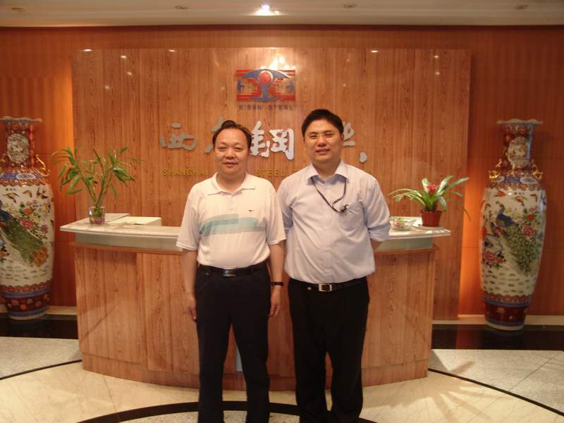 河南物资集团杜泽生总经理一行到访西本公司